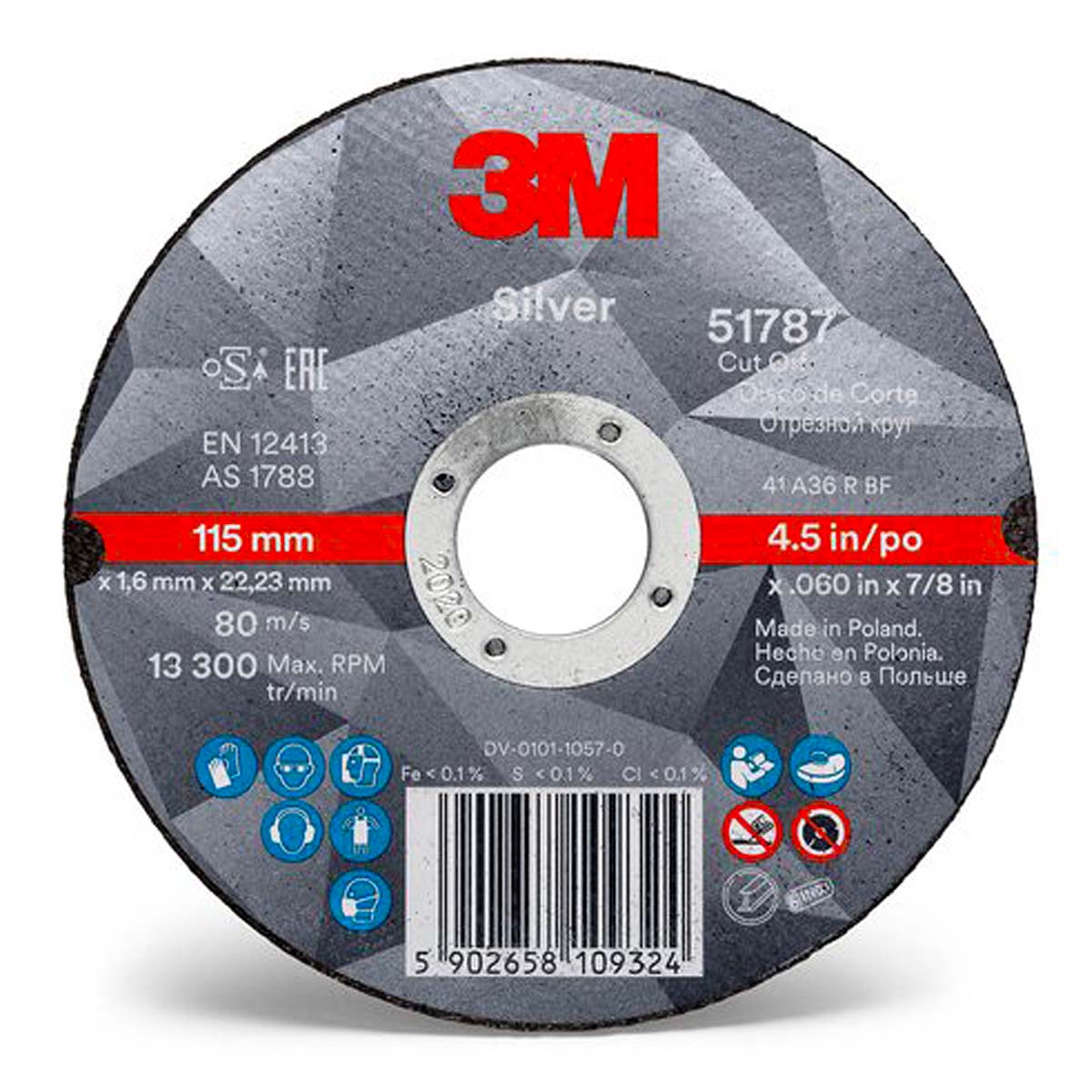 3M™ sidabrinis pjovimo ratas