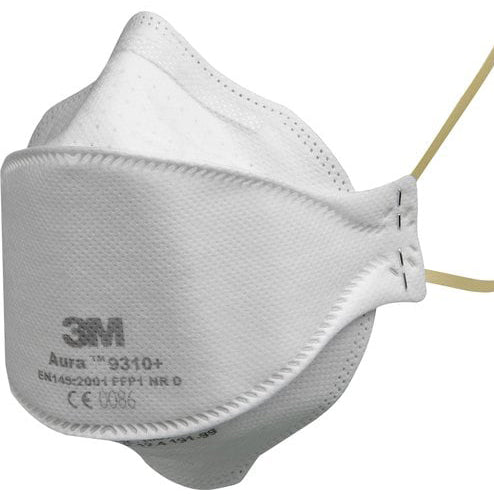 3M™ Aura™ 9310+ (FFP1) kietųjų dalelių respiratorius