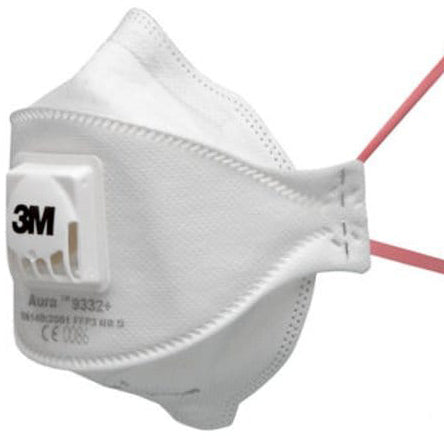 3M™ Aura™ 9332+ (FFP3) kietųjų dalelių respiratorius