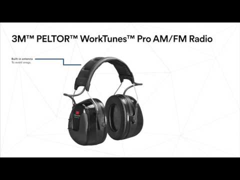 3M™ PELTOR™ WorkTunes™ Pro FM radijo ausinės