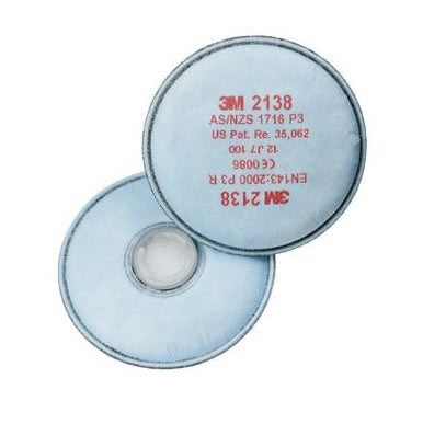 3M™ 2138 (P3 + ozonas) kietųjų dalelių filtras 