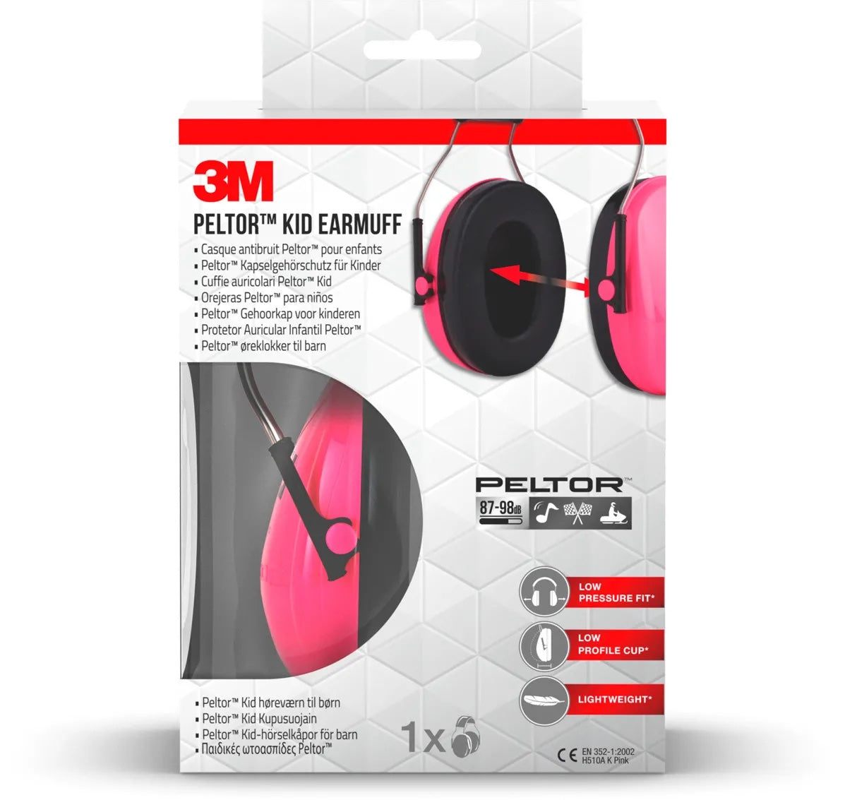 3M™ PELTOR™ vaikiška ausinė H510AK