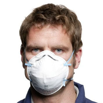 3M™ 8810 (FFP2) rankinis šlifavimo ir elektrinio įrankio respiratorius 