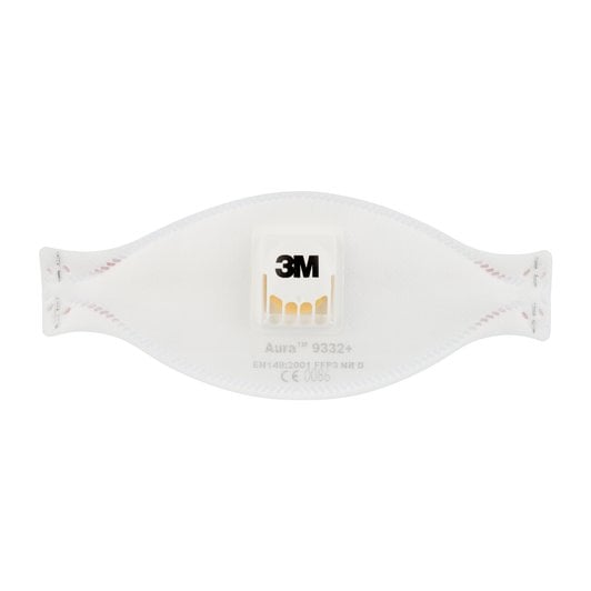 3M™ Aura™ 9332+ (FFP3) kietųjų dalelių respiratorius 