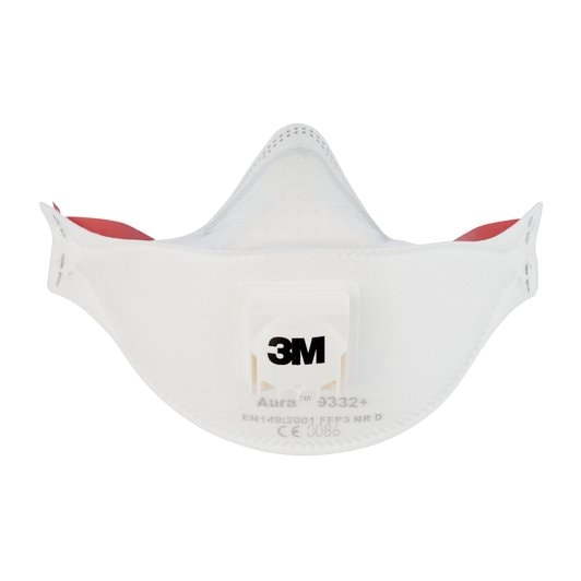 3M™ Aura™ 9332+ (FFP3) kietųjų dalelių respiratorius 